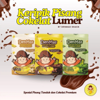 DenMas - Keripik Pisang Cokelat Lumer Kripik Snack Banana