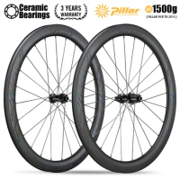 2023 RYET Carbon Road Bike Wheels Disc Brake 700c Bicycle Wheelset Clincher Tubeless Ceramic Bearing Hub 1423 2015 Spoke Rims