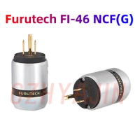 New Furutech Guhe FI-46 NCF (G) power plug, fever sound, gold-plated NCF plug, tail