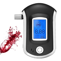 Alcohol Tester Breathalyzer Digital Police Professional Portable Alcohol Testing