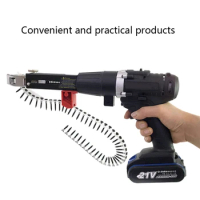 Woodworking Tool Cordless Power Drill Automatic Chain Nail Gun Good Performance with Adjustable Screw Length and Depth