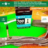 ban dalam for PIRELLI Cinturato 700c x 35 FV Presta Deli Tire 43 mm