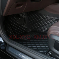 Custom Car Floor Mats for Subaru XV 2018-2022 Year Car Accessories Interior Details Artificial Leather