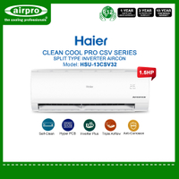 HAIER 1.5HP SPLIT TYPE INVERTER AIRCON HSU-13CSV32