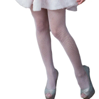 【流行E線】白色小網褲襪 台灣製網襪 小網褲襪(MB8116)
