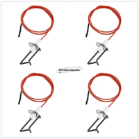 4pcs Direct Spark Ignitor Replace 62-24164-01 35Inch High Temperature Cable fit for Rheem Burner Pro-tech PSE R36 PSER36 Furnace