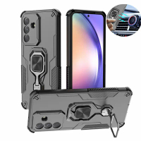 Sarung Samsung Galaxy A36 5G, Pemegang Pendirian Cincin Magnetik, Penutup Belakang Perisai, Untuk Ga