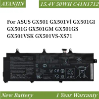 15.4V 52WH C41N1712 Laptop Battery For ASUS GX501 GX501Vl GX501GI GX501G GX501GM GX501GS GX501VSK GX501VS-XS710B200-02380100