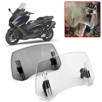 Universal Motorcycle Accessories Windshield Extension Adjustable Spoiler Deflector Fit for YAMAHA TMAX560 TMAX530 TMAX500 Parts