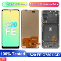 AAA high Quaity For Samsung Galaxy S20 Fan Edition G780F G781F S20 FE 4G Touch Screen Ditigitizer For Samsung S20 FE LCD Display