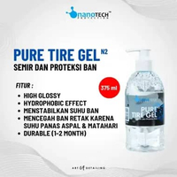 Pure Tire Gell Nanotech Protection Semir Ban Mobil Motor Back To Black