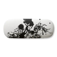 Guitar Music Instruments Crazy Pattern Glasses Case Eyeglasses Hard Shell Storage Spectacle Box