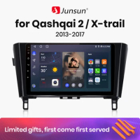 Junsun V1 AI Voice Wireless CarPlay Android Auto Radio for Nissan Qashqai J11 X-Trail 3 T32 2013-2017 4G Car Multimedia GPS 2din