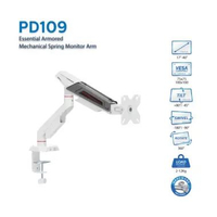 Oximus PD109 Bracket Monitor Arm Mechanical Spring Single 17–40 Inch | Stand Monitor Meja Heavy Duty