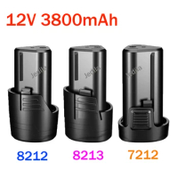 12V Rechargeable Lithium Battery Screwdriver Electric Drill Battery Cordless Screwdriver Charger Battery for 8212 Power Tools