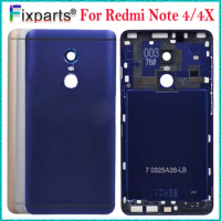 For Redmi Note 4 battery cover Spare Parts Back Battery Cover Door Housing For Xiaomi Redmi Note 4X Back Cover Replacement Parts