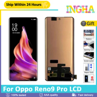 6.7'' AMOLED Original For Oppo Reno9 Pro LCD Display Touch Screen Digitizer Assembly For reno 9pro LCD PGX110 Screen Replace