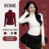 [FREE SHIP] (XẢ KHO) Áo Thun Nữ Dài Tay Cổ Lọ 8p Co Dãn 4 Chiều Giữ Nhiệt Tốt-BYJANE-850