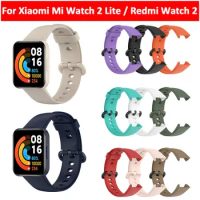 Silicone Strap For Xiaomi Mi Watch 2 Lite Global Smart Watch Replacement Sport Bracelet Wristband for Redmi Watch 2 Strap