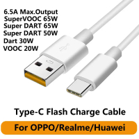6A 65W 33W USB type C cable for realme Oppo Reno 11 67W Super dart fast charging VOOC charger cord