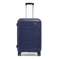 【KANGOL】英國袋鼠24+28吋輕量耐磨可加大PP行李箱-共4色