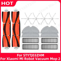 For Xiaomi Mijia1C 2C Mi Robot Vacuum Mop 2 STYTJ03ZHM Spare Main Side Brush HEPA Filter Mop Cloth V