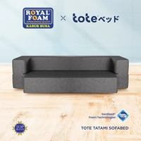 Tote Tatami Sofabed | Kasur Portable Lipat Lantai Brown