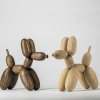 【WUZ 屋子】丹麥 Boyhood 氣球狗造型橡木擺飾禮盒(28cm)