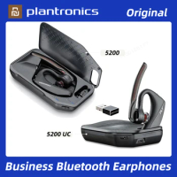 Poly Plantronics Voyager 5200 Bluetooth Wireless Headset Noise Canceling Business Earphone Software-Enabled Windsmart Technology