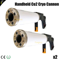 2*LOT LED Color RGB Co2 Shooter Handheld Co2 Cryo Cannon Jet Gun with 3m Hose Club Disco Cannon co2 Smog gun with RGB Light Tint
