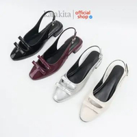 Katakita Zeeva Sepatu Hak Wanita / Sandal Hak Wanita 3cm 41 Cream