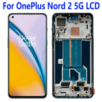 6.43“ OLED For OnePlus Nord 2 5G LCD Display Screen Sensor Panel Digiziter Assembly For OnePlus Nord 2 5G DN2101 DN2103