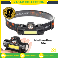 Headlamp Senter Kepala LED Mini Outdoor Super Terang Cas USB Recharge