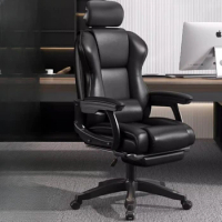 Black White Office Chair Relax Rotating Comfy Ergonomic Computer Chair Playseat Recliner Ofis Sandalyesi Office Furniture