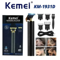 Kemei KM-1931D Hair Clipper Trimmer Electric Alat Cukur Rambut USB Charging 1200mAh KM 1931D