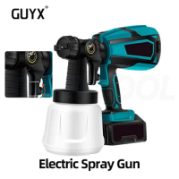 Electric Spray Gun Latex Paint Household Rechargeable Spray Can Integrated Stepless Amplitude Modulation Spray Machine