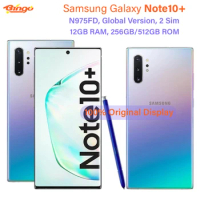Samsung Galaxy Note10+ Note10 Pro N975FD 256/512GB note 10 plus Mobile Phone Exynos 9825 Octa Core 6.8" 16MP&amp;12MP 12GB Dual Sim