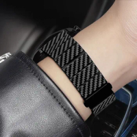 20mm 22mm Carbon Fiber Strap for Garmin Vivoactive 3 4 HR Replacement Watchband for Garmin Sq Active Move Venu 2 Plus Bracelet