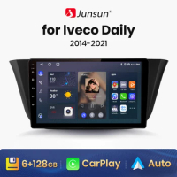 Junsun V1 AI Voice Wireless CarPlay Android Auto Radio For Iveco Daily 2014 - 2021 4G Car Multimedia GPS 2din autoradio