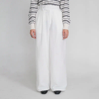 PUFF IT UP - Overlap Linen Pants / Linen Pants / Celana Linen / Celana Formal / Celana Kerja / Celan