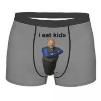 Fashion Boxer Bertram I Eat Kids Shorts Panties Briefs Men Underwear Funny Soft Underpants for Male Plus Size