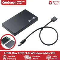 Box Ổ Cứng 2.5 Sata 3.0 SSD gắn ngoài, hộp đựng khay dock ổ cứng HDD USB tốc độ cao cho máy tính PC 