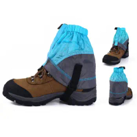 Waterproof Shoe Gaiters Waterproof Leg Gaiters for Outdoor Enthusiasts Adjustable Lightweight Ankle Guards with for Boots