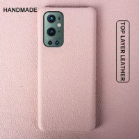 For Case Oneplus 9 Pro Original Genuine Real Leather Cover for oneplus Ace Pro 10R 8Pro 7T 9R 7TPro Phone Cases Back Coque Capa