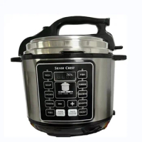 Silver Crest 6L English Household Pressure Pot Electric Rice Pot Multifunctional Pressure Pot Rice Cooker Electric