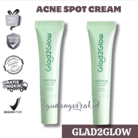 GLAD2GLOW 2% SALICYLIC ACID OVERNIGHT ACNE SPOT CREAM TREATMENT 5G WITH CENTELLA OBAT JERAWAT SALEP