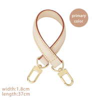 [Hot]WUTA Leather Bag Strap For LV Noe Handle Straps 100% Geunnie Handbag Crossbody 37Cm Short Shoul