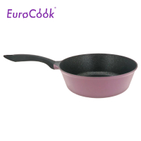 EuroCook EC11328T 韓國製鋼化鑄鋁大理石紋易潔單柄深煎鍋 28cm 紫色 香港行貨