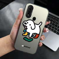 เคสโทรศัพท์แบบกึ่งถุงเท้า, สำหรับ OPPO A31 2020 A8, โปร่งใสและบางเฉียบ, ฝ้า, เคส