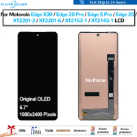 Original OLED For Motorola Edge X30 Edge 20 Pro Edge S Pro Edge 20 Pantalla lcd Display Touch Panel Screen Digitizer Assembly
